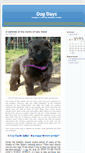 Mobile Screenshot of dogdaysblog.schwarzerhund.com